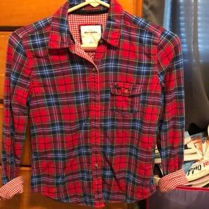 Abercrombie plaid shirt